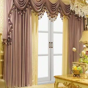2panels Light Luxury Simplified European Color Blocked Curtains For Living Room, Bedroom Thickened Velvet Curtains Finished Without Curtain Head Multicolor
